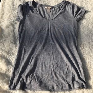 Banana Republic silver tee size small